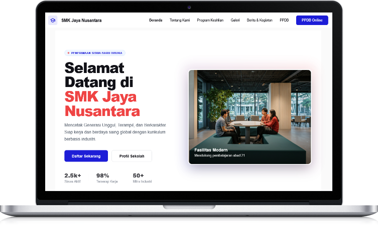 Galactic – Tema WordPress Modern untuk Website Pendidikan Masa Depan